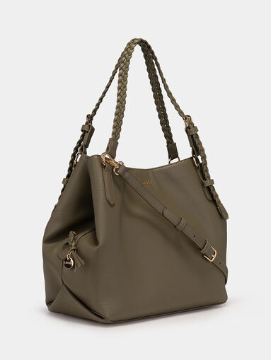 BOSTON black bag with metal logo accent - 5