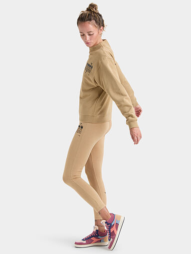 MANIFESTO cotton beige sweatshirt - 3