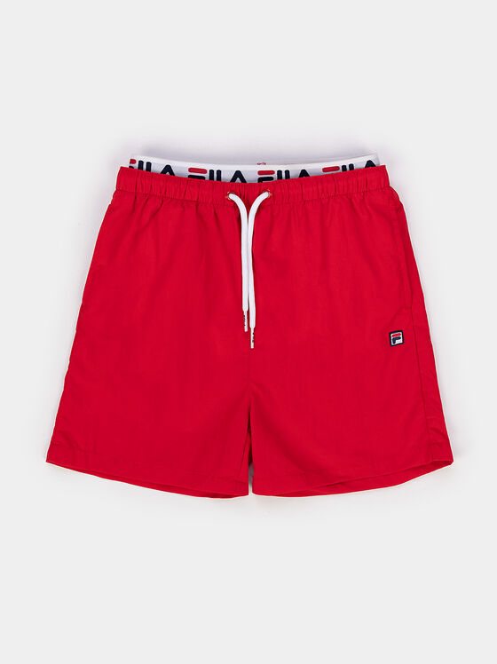 RENE red swim shorts - 1