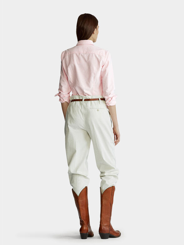 KENDAL Striped shirt  with colorful logo - 2