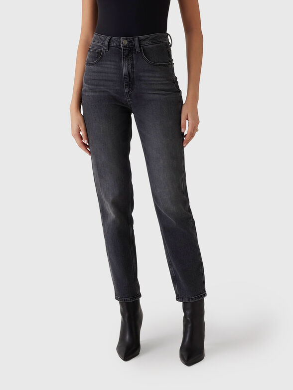 MOM JEAN jeans with washed effect - 1