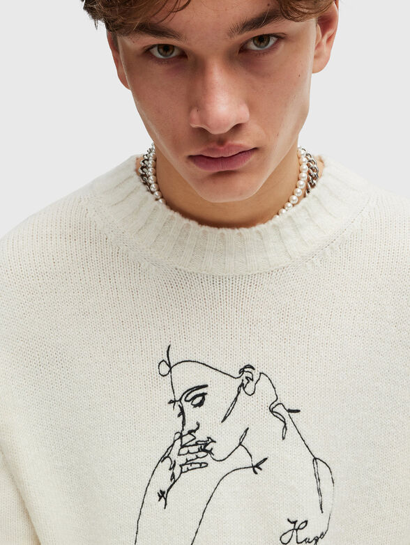 SIMAGE sweater with embroidery accent - 4