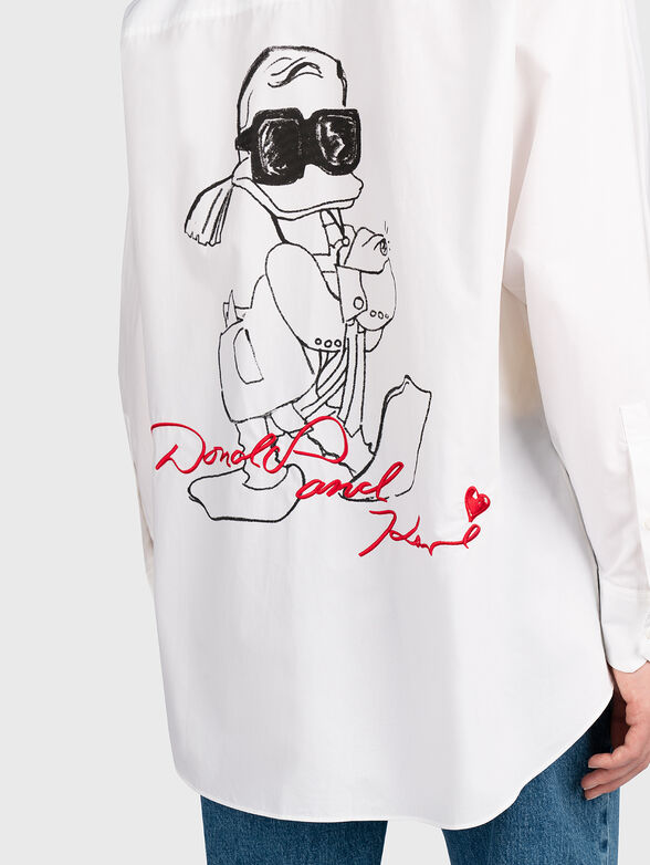 KLxDISNEY white shirt with accented back - 3