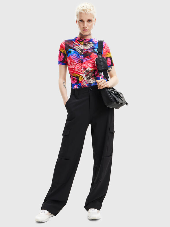 LOUISE bodysuit with ruched detail - 2