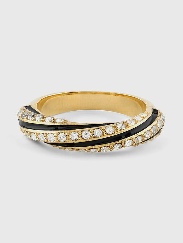 Ring with rhinestones - 3