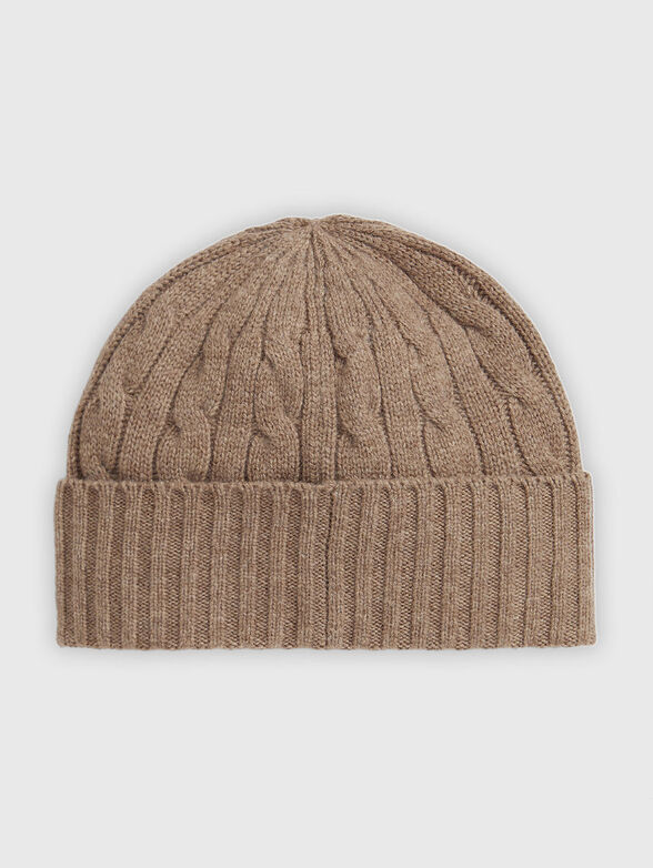Wool and cashmere hat with Polo Bear embroidery - 2