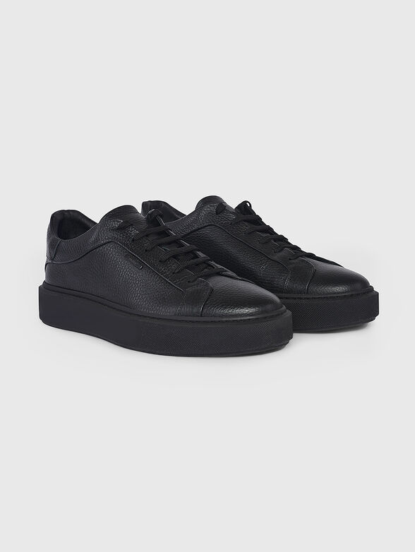 ARTEM black leather sneakers - 2