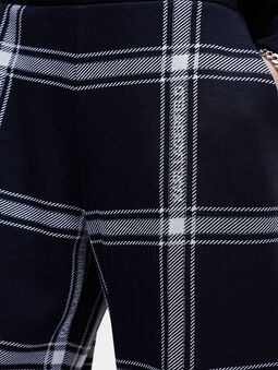 KARL CHECK Trousers - 5