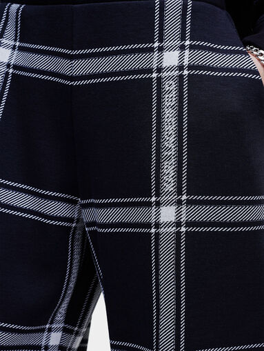 KARL CHECK Trousers - 5