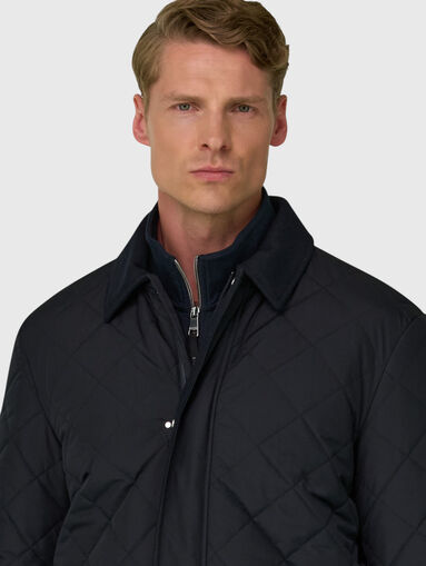 Padded jacket with quilted effect - 4