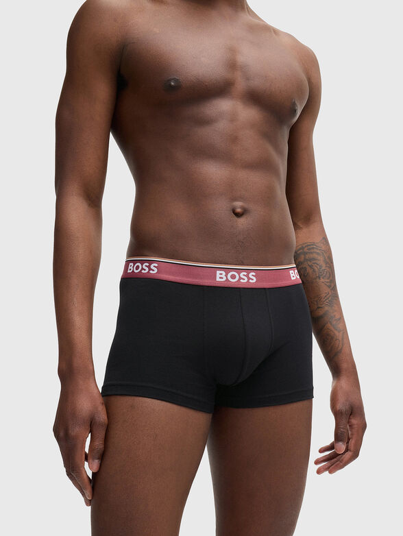 Set of 3 pairs of boxers in black - 4