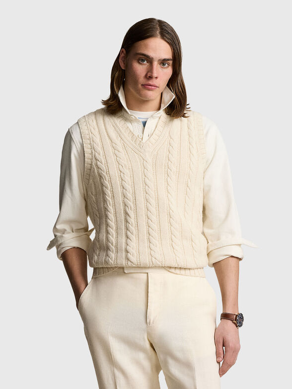 Sleeveless sweater - 1