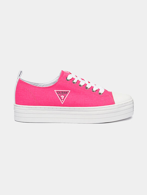 BRIGS Platform sneakers in fuxia color - 1