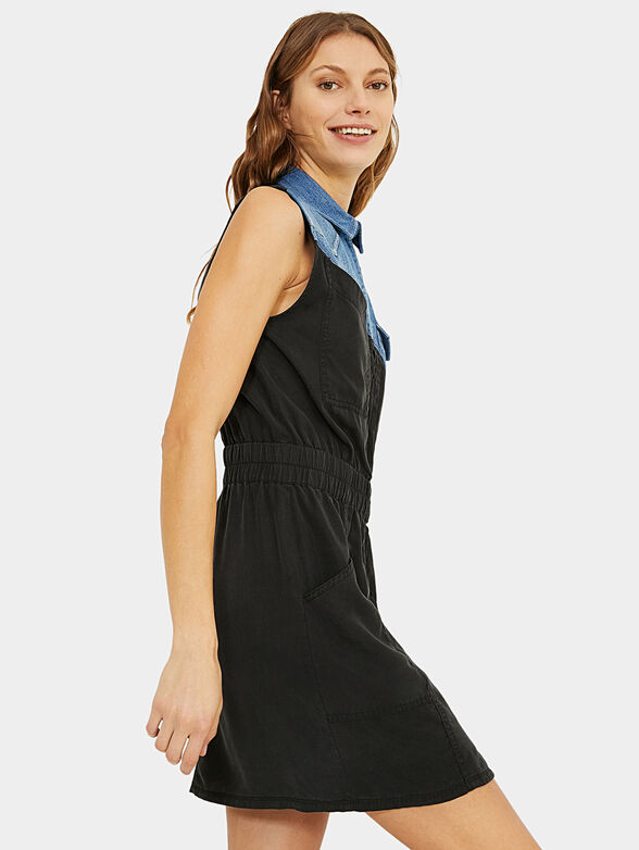 SIDNEY Dress with elastic waist - 5