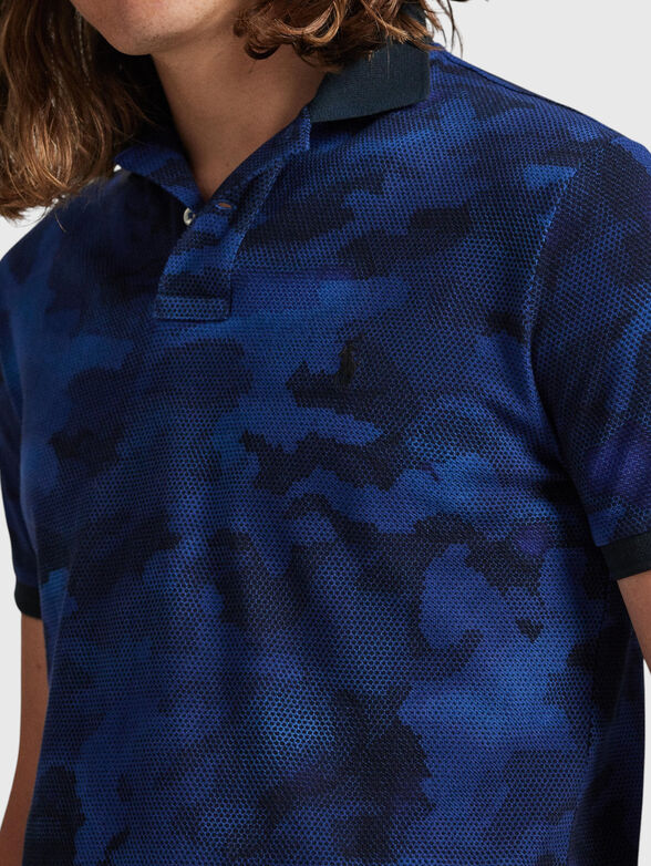 Cotton polo shirt with logo - 4