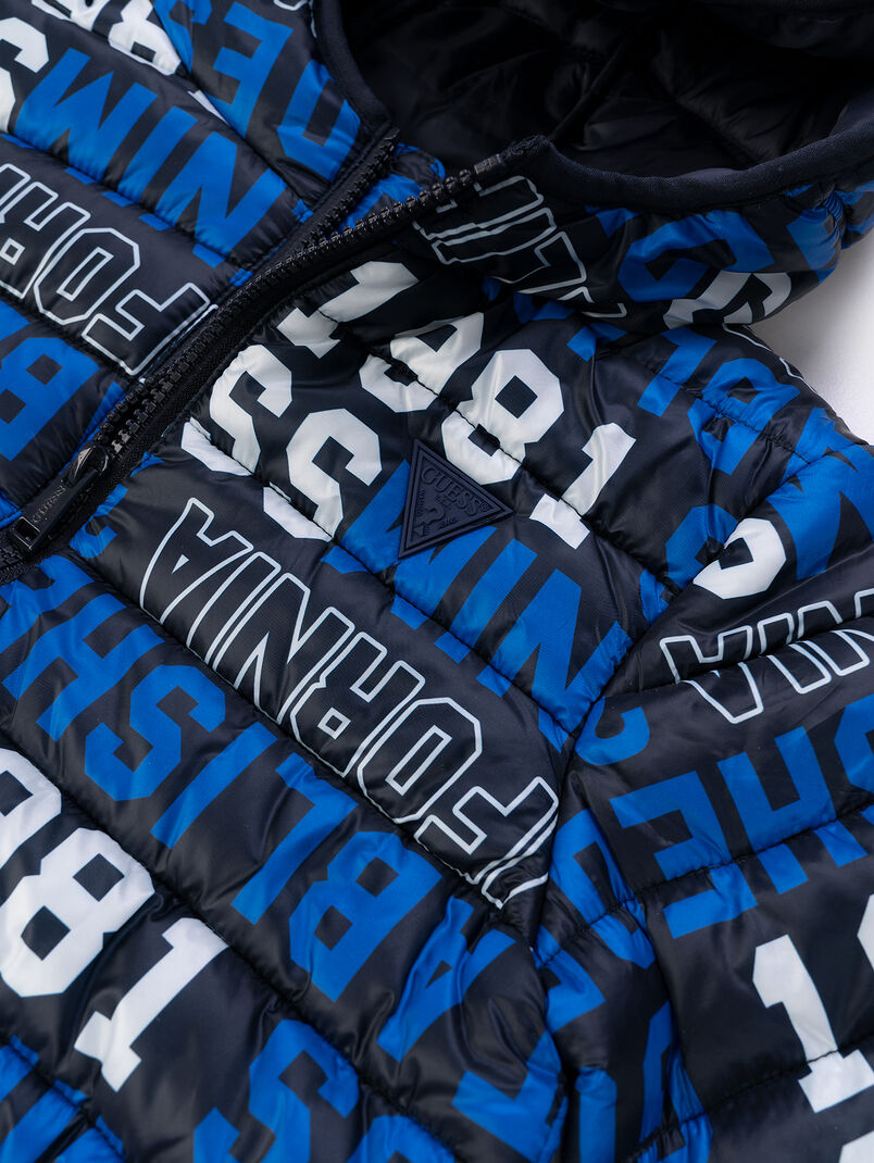 Quilted jacket with contrast pattern  - 3