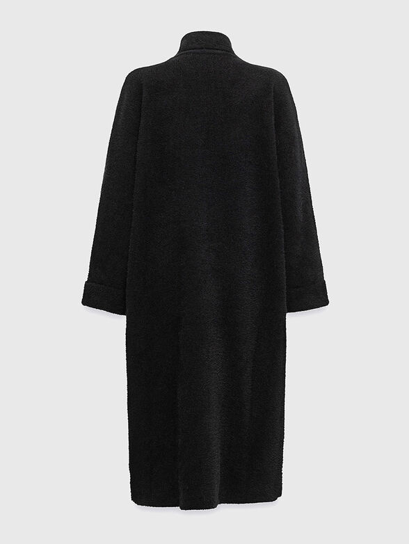 Soft texture cardigan with V-neck - 2