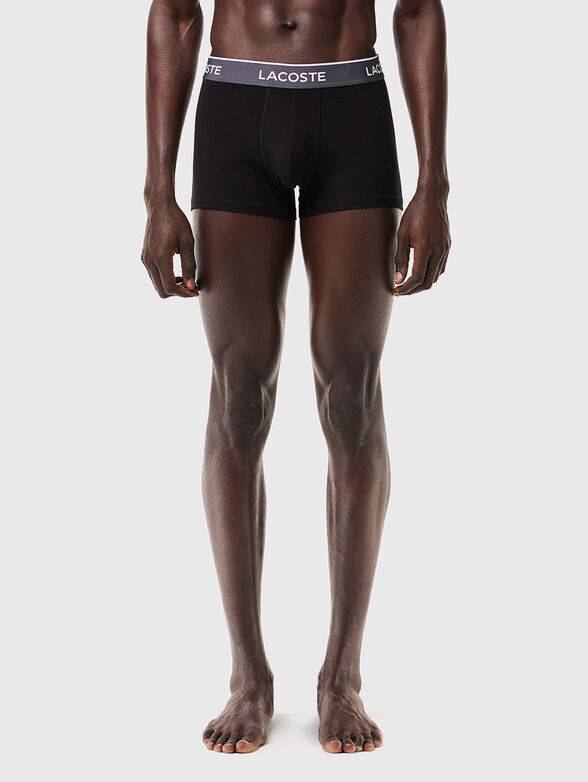 Set of three pairs of boxers with contrast tape - 6