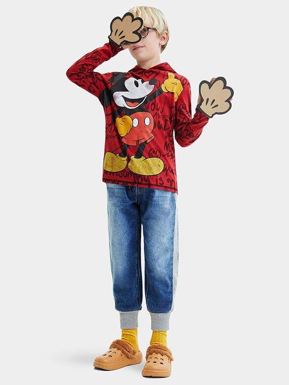 Blouse with Mickey Mouse print - 2