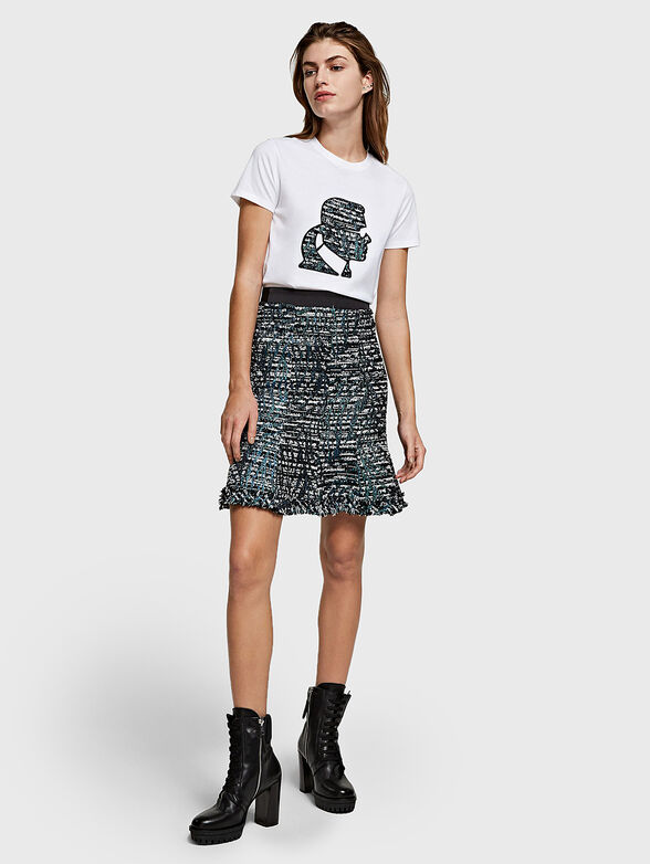 Sparkle boucle skirt - 1