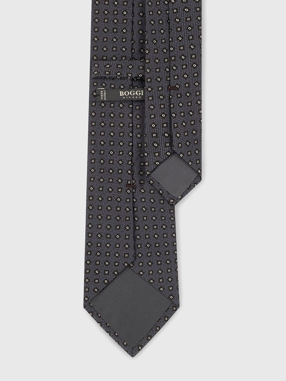 Silk tie with micro-patterns - 2