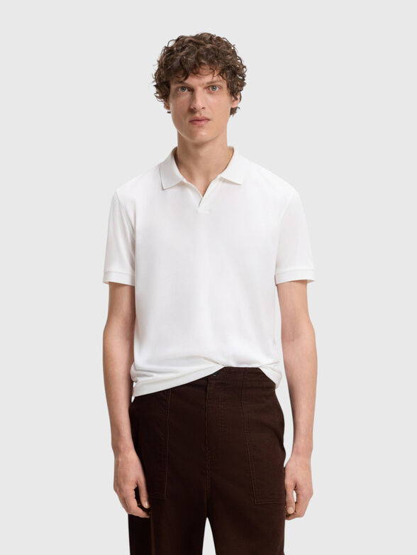 BECKHAM x BOSS cotton and silk polo shirt  - 3