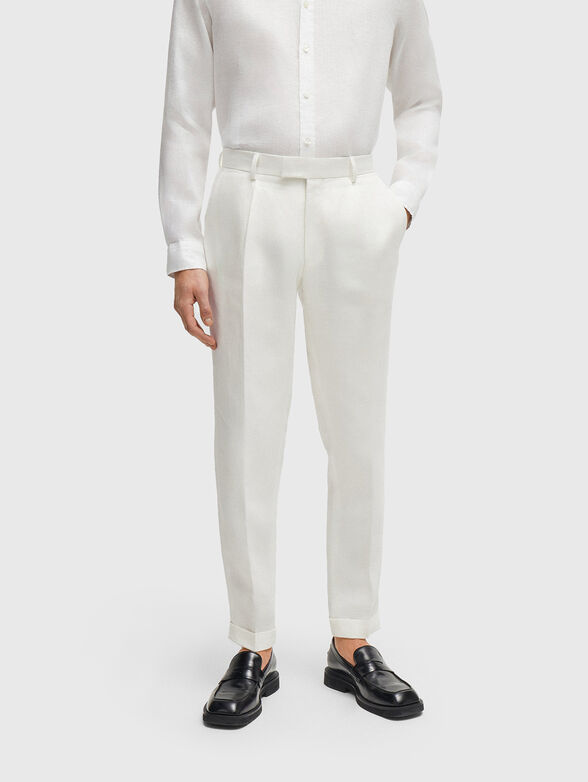 H-PEPE-PlT-241 linen trousers - 1