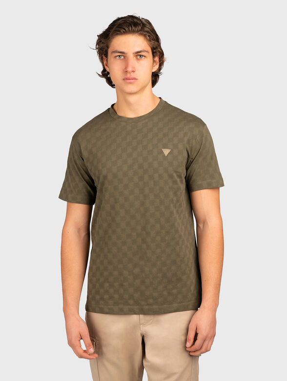 Round neck cotton T-shirt - 1