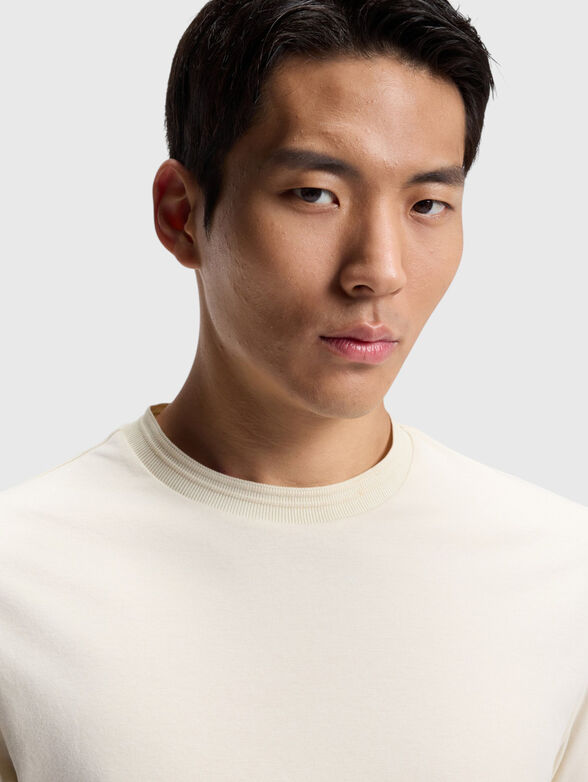 Cotton blend T-shirt - 4