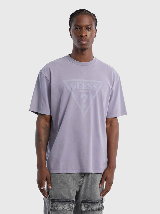 Тениска с лого принт - 1