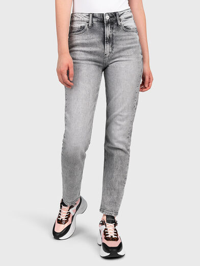 Grey jeans with washed effect - 2
