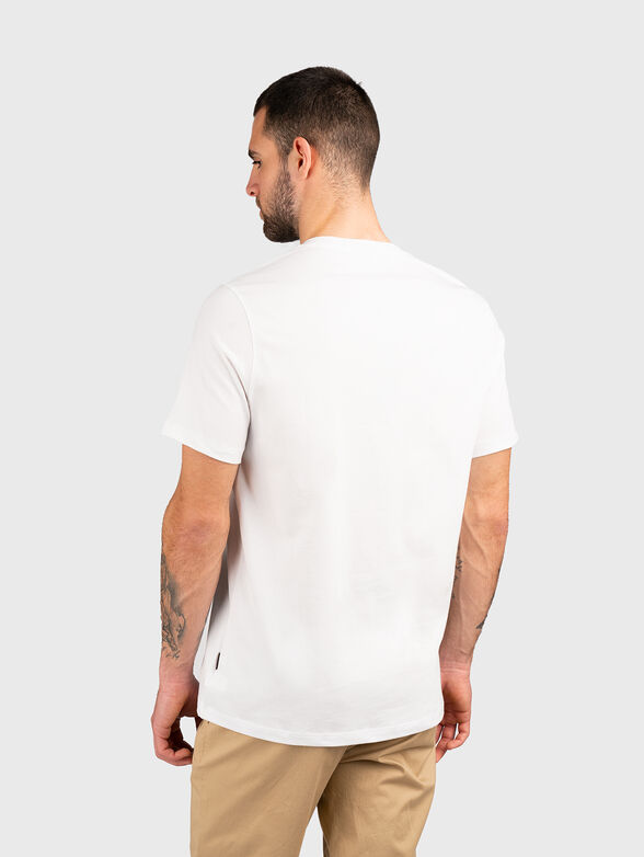Logo print T-shirt in dark blue - 2