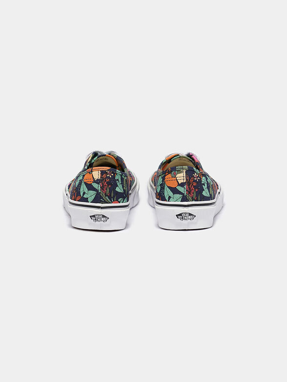 Sports shoes with tropical print - 4