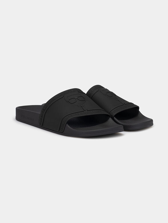 KONDO beach slippers with embossed logo - 2