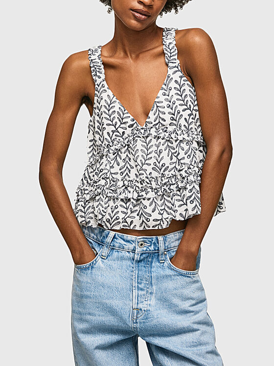 PAITON top with floral print - 1