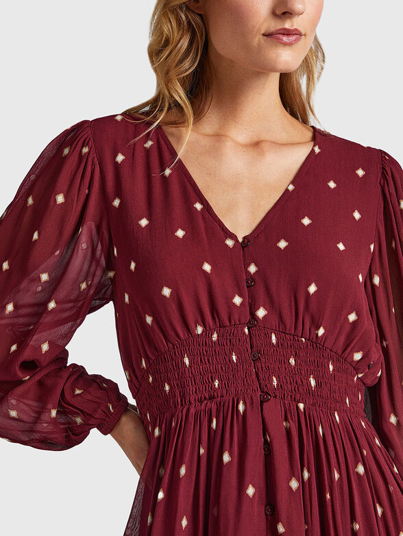 GIO printed midi dress - 3
