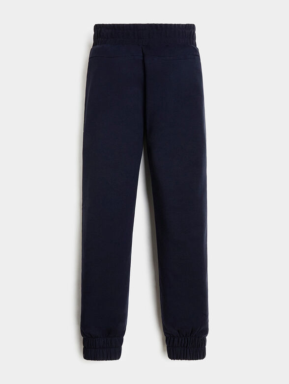 Sports trousers with logo print - 2