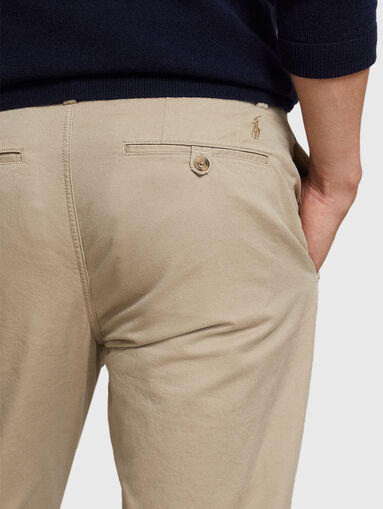 Straight trousers in beige colour - 3