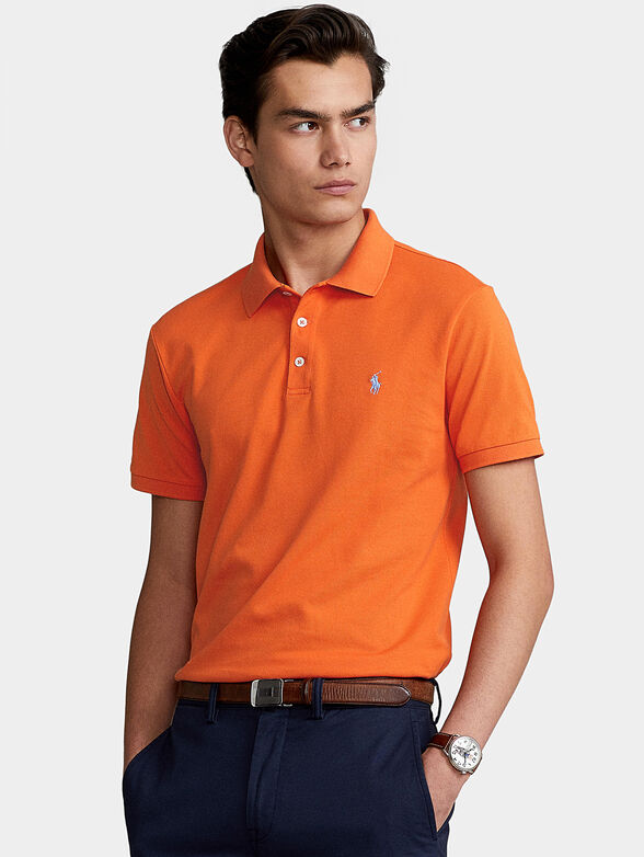 Polo shirt with logo embroidery - 1