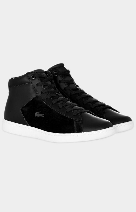 CARNABY EVO MID 318 Black sneakers brand LACOSTE