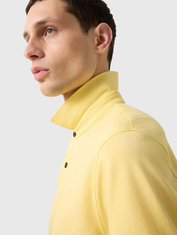 Cotton-blend polo shirt - 4