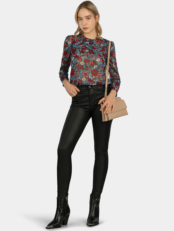 LOREN blouse with floral print - 2