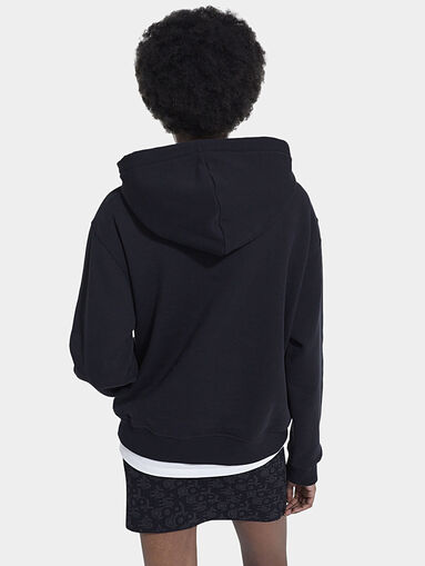 Hooded sweatshirt with logo print - 3