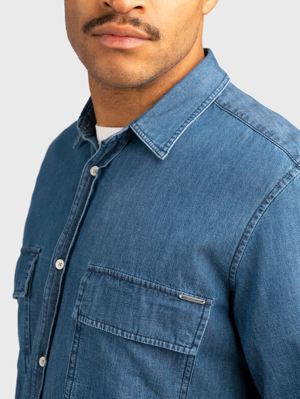 BARCELONA denim shirt - 3