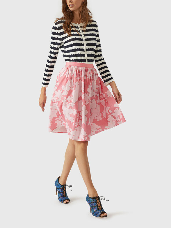 Striped cardigan with zip - 2