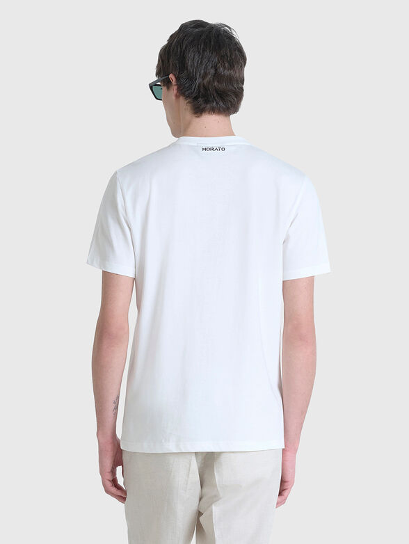 Cotton T-shirt with oval neckline - 2