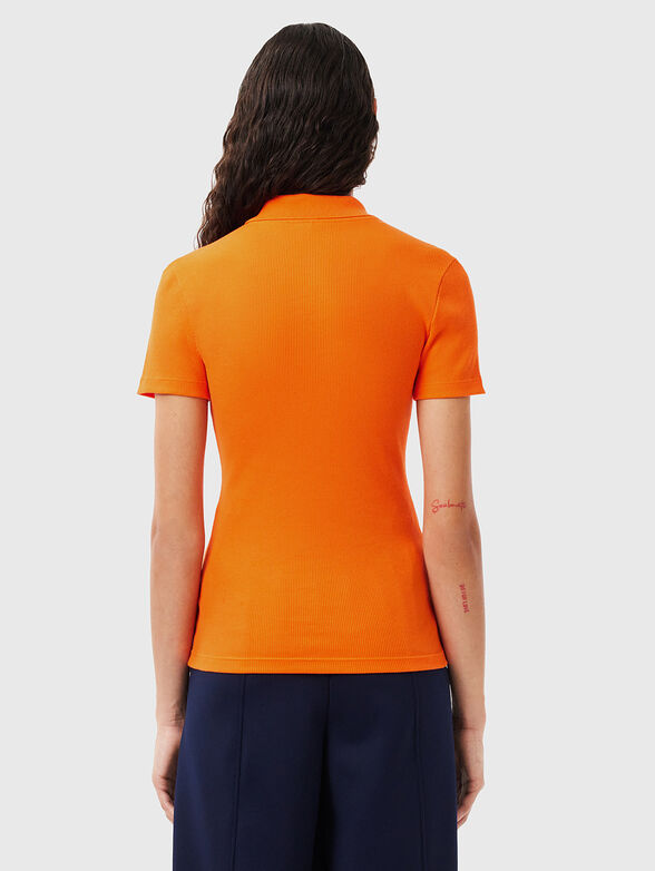 Slim-fit polo shirt in  black  - 3