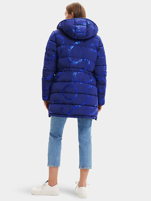 AARHUS padded jacket with accent lettering - 2