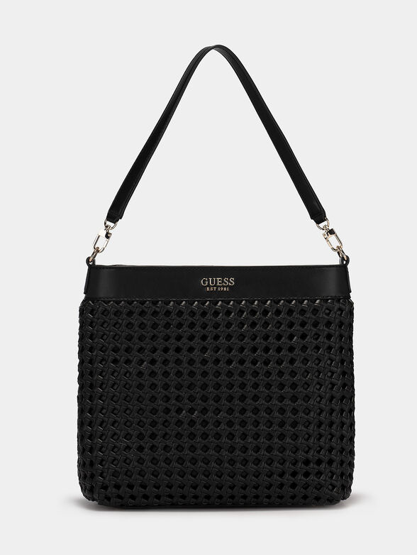 SICILIA hobo bag with knitted texture - 1