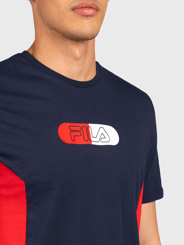 T-shirt with contrasting logo print - 2